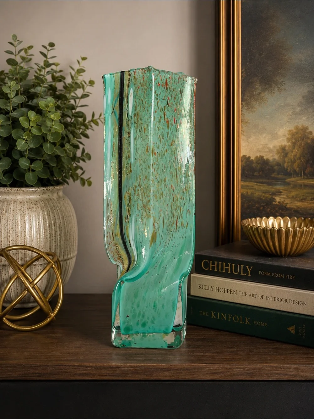 Bohemian Czech Art Glass Vase – Made in Czech Republic